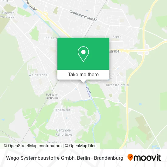 Wego Systembaustoffe Gmbh map