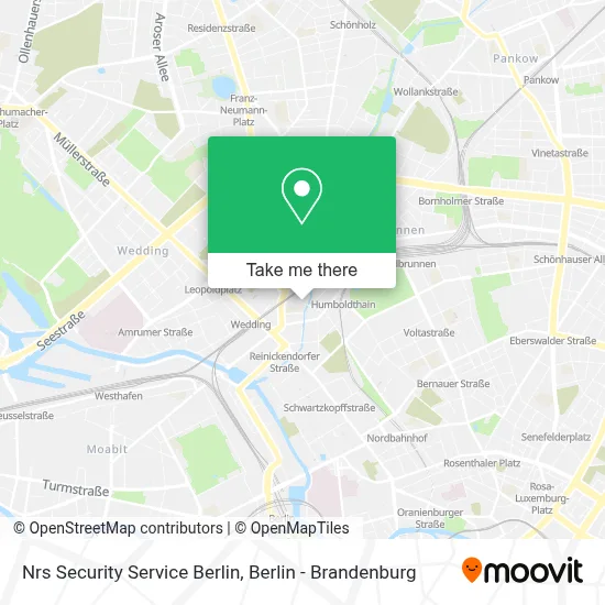 Nrs Security Service Berlin map