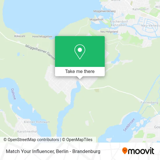 Match Your Influencer map