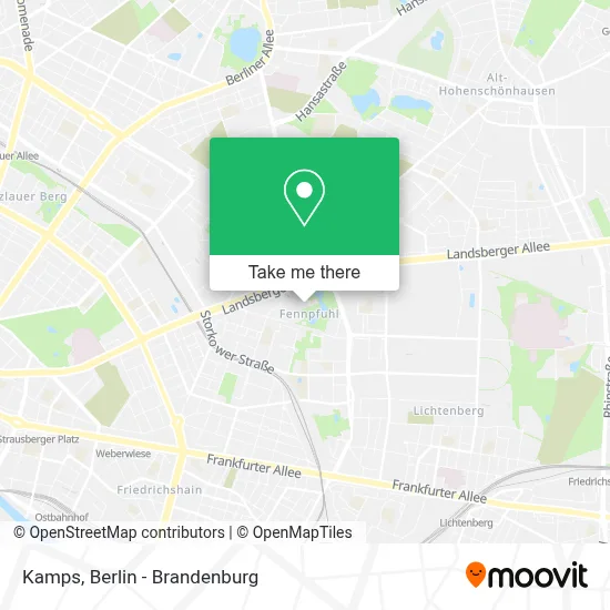 Kamps map