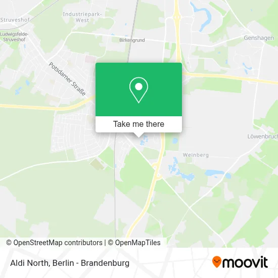 Aldi Nord map