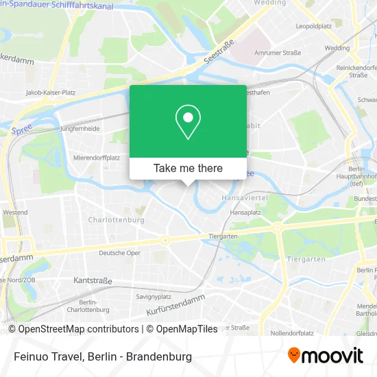 Feinuo Travel map
