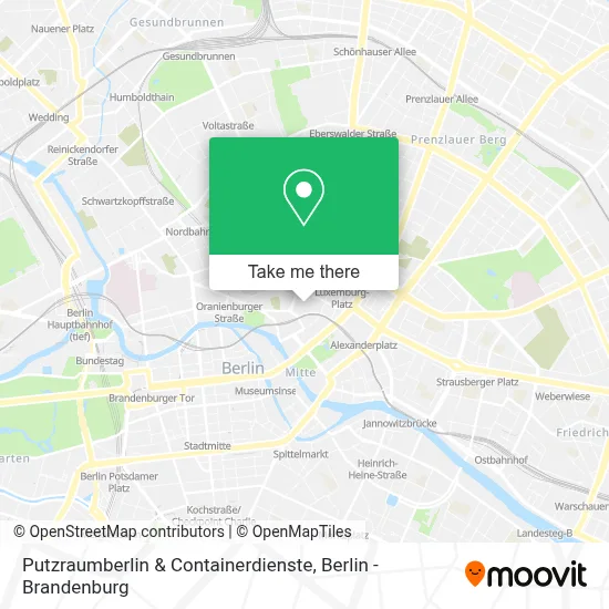 Putzraumberlin & Containerdienste map