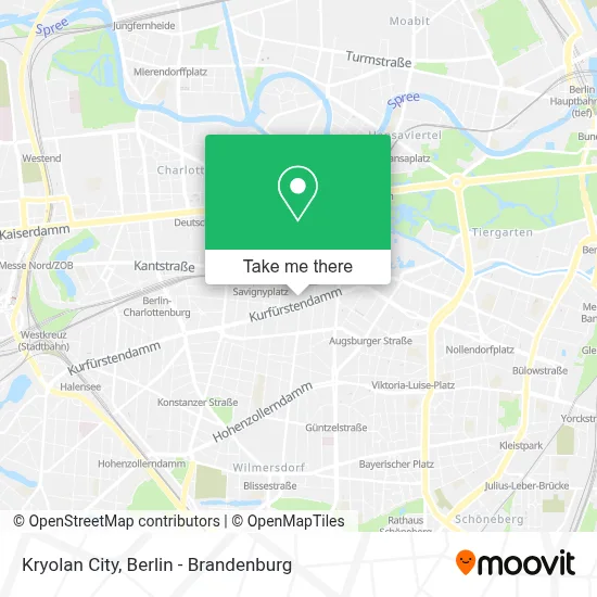 Kryolan City map