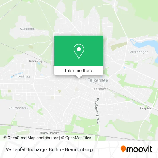 Vattenfall Incharge map