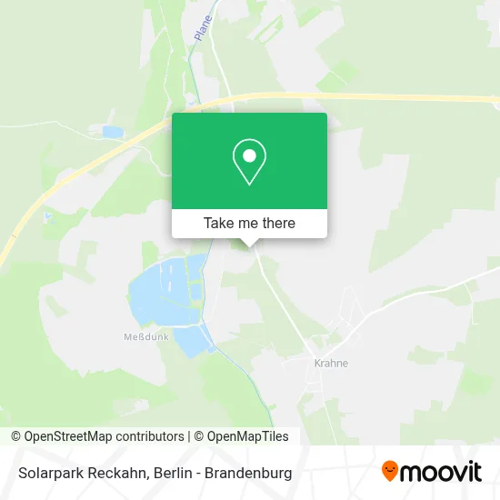 Solarpark Reckahn map