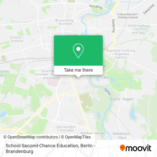 School Second-Chance Education map