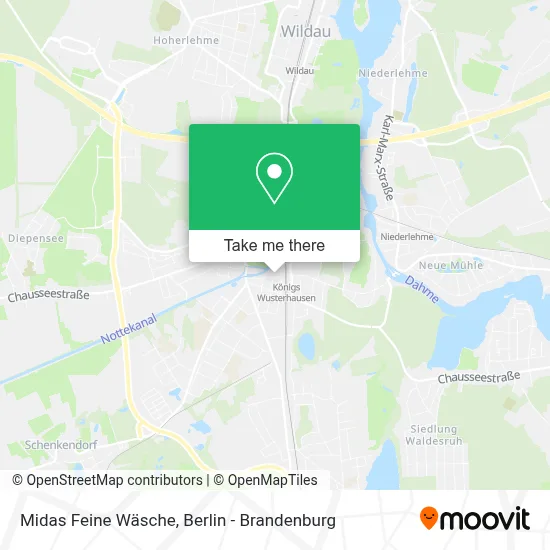 Midas Feine Wäsche map
