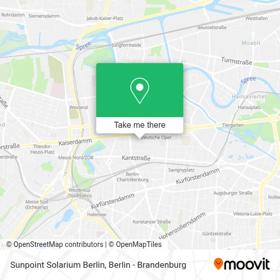 Sunpoint Solarium Berlin map