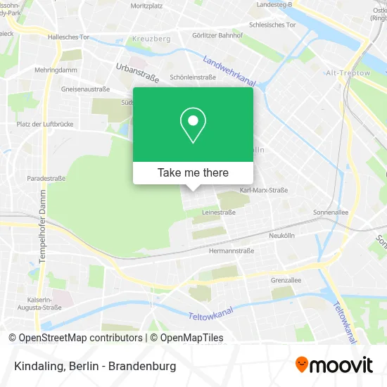 Kindaling map