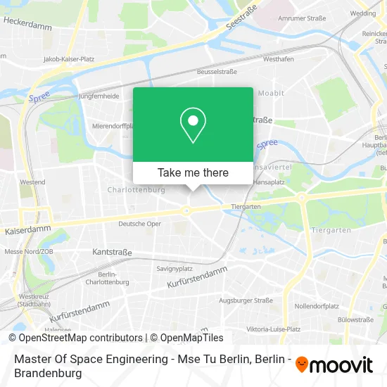 Master Of Space Engineering - Mse Tu Berlin map