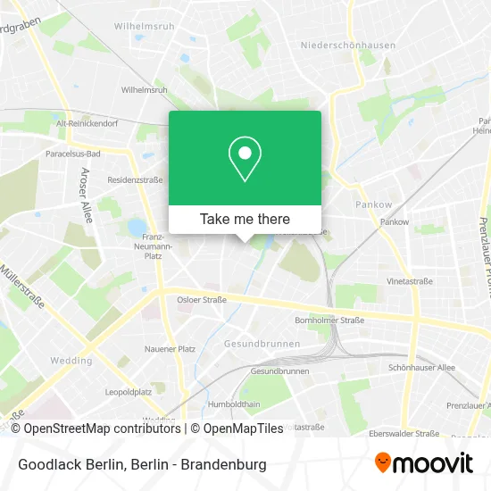 Goodlack Berlin map