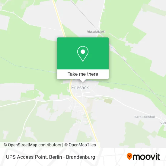 Ups Access Point map