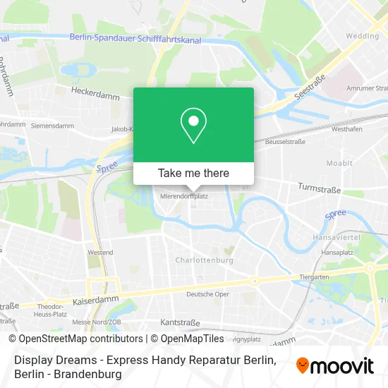 Display Dreams - Express Handy Reparatur Berlin map