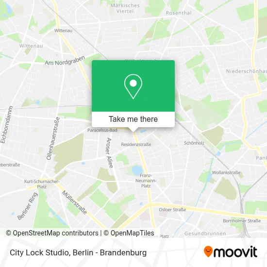City Lock Studio map