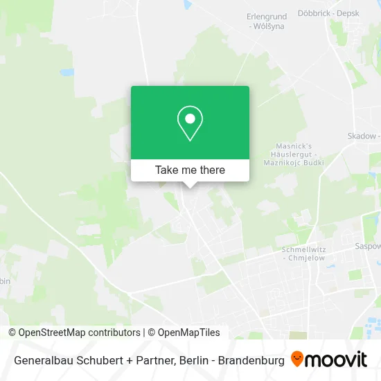 Generalbau Schubert + Partner map