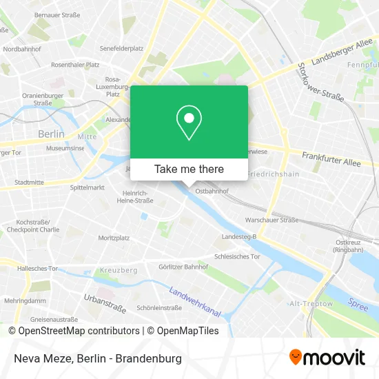 Neva Meze map