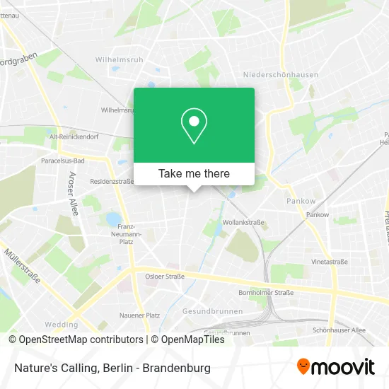 Nature's Calling map