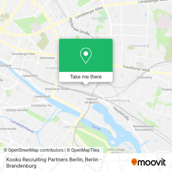 Kooku Recruiting Partners Berlin map