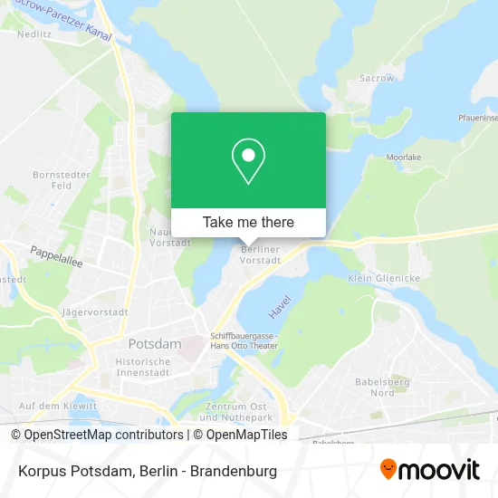 Korpus Potsdam map