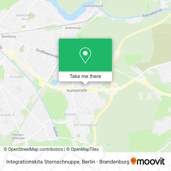 Integrationskita Sternschnuppe map