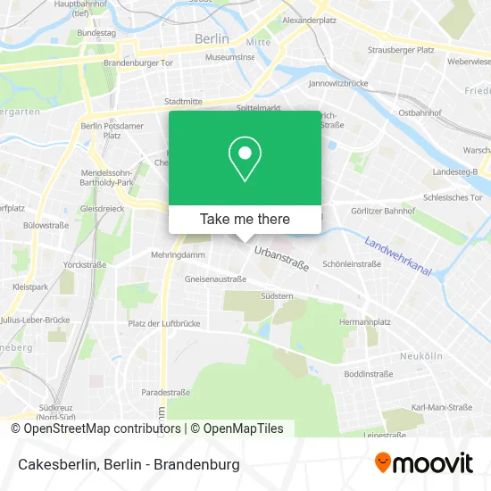 Cakesberlin map