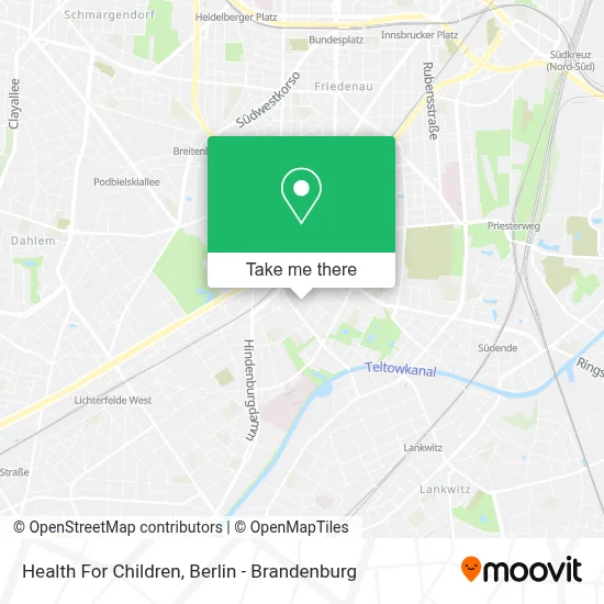 Health For Children map