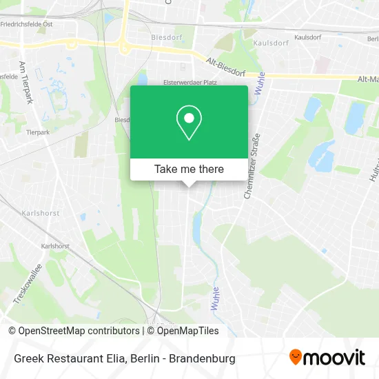 Greek Restaurant Elia map