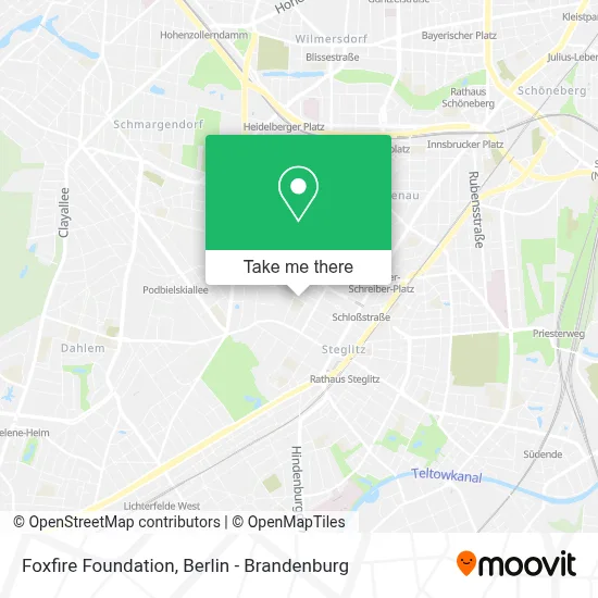 Foxfire Foundation map