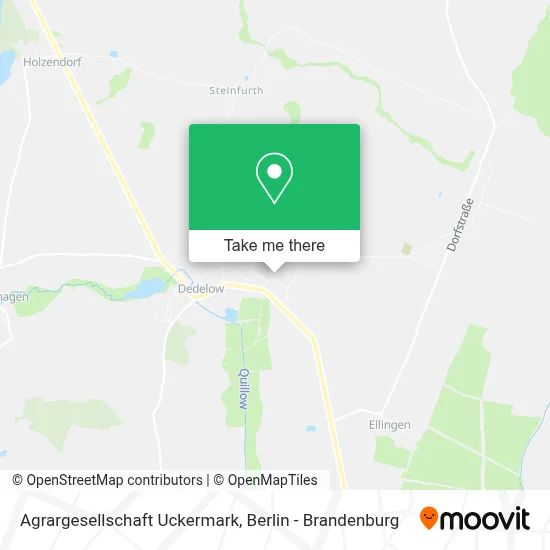 Agrargesellschaft Uckermark map