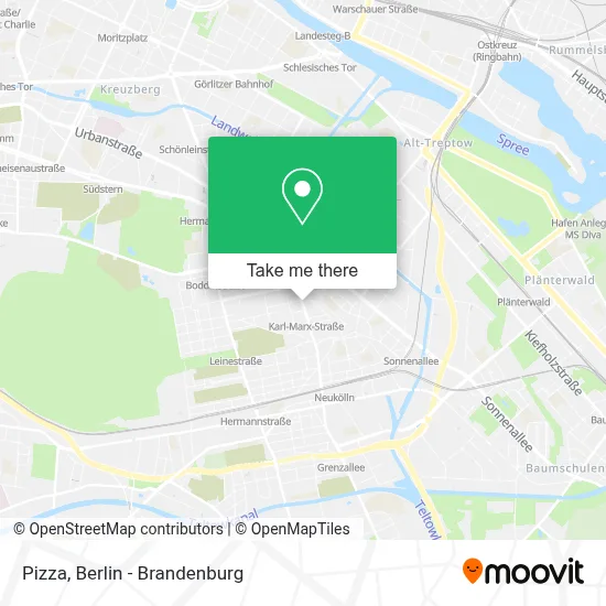 Pizza map