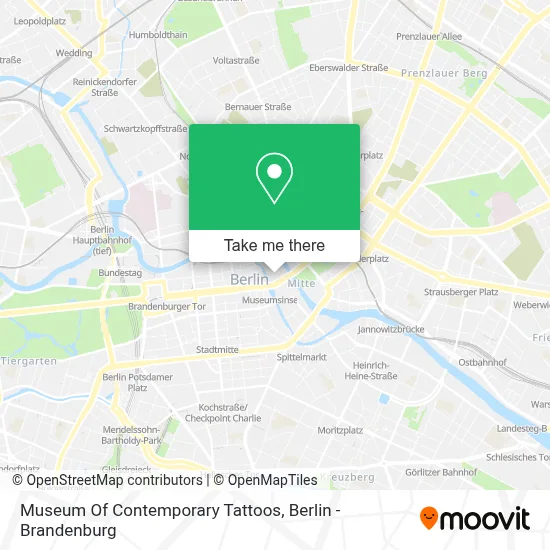 Museum Of Contemporary Tattoos map