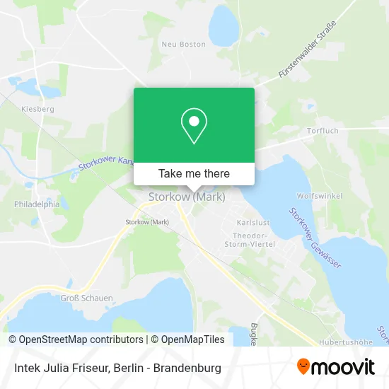 Intek Julia Friseur map