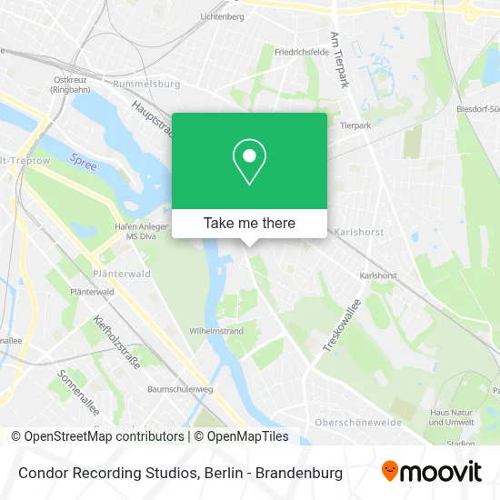 Condor Recording Studios map