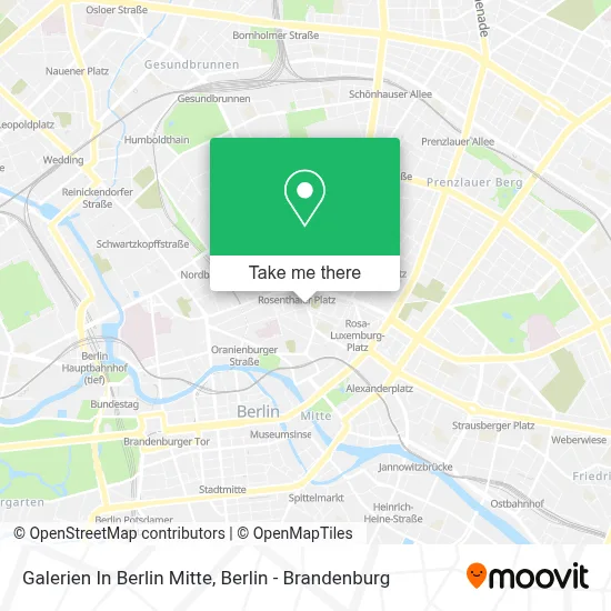 Galerien In Berlin Mitte map