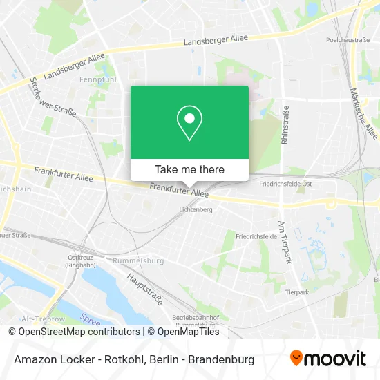 Amazon Locker - Rotkohl map