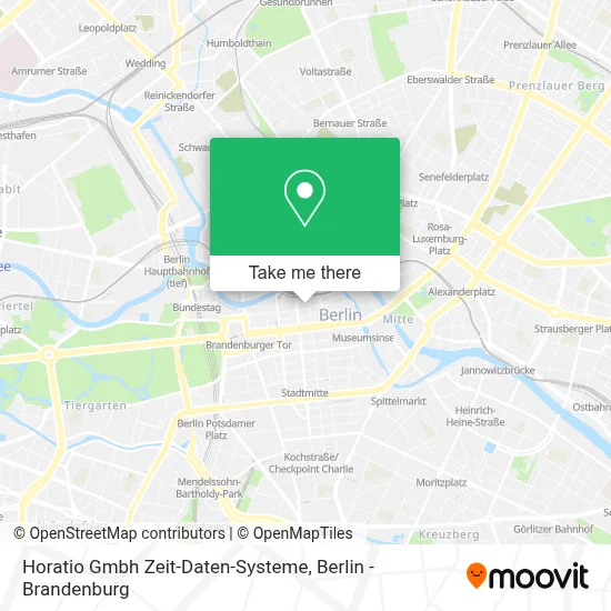 Horatio Gmbh Zeit-Daten-Systeme map
