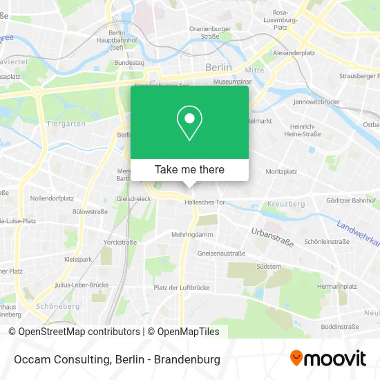 Occam Consulting map