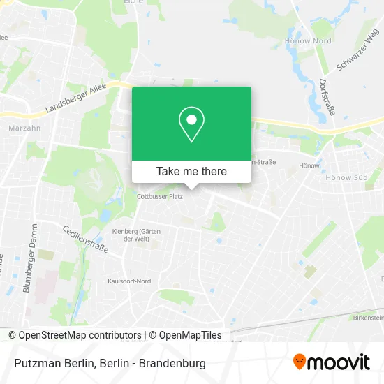 Putzman Berlin map