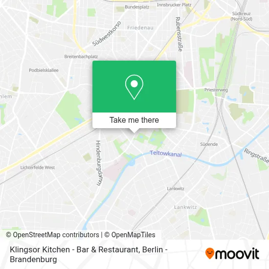 Klingsor Kitchen - Bar & Restaurant map
