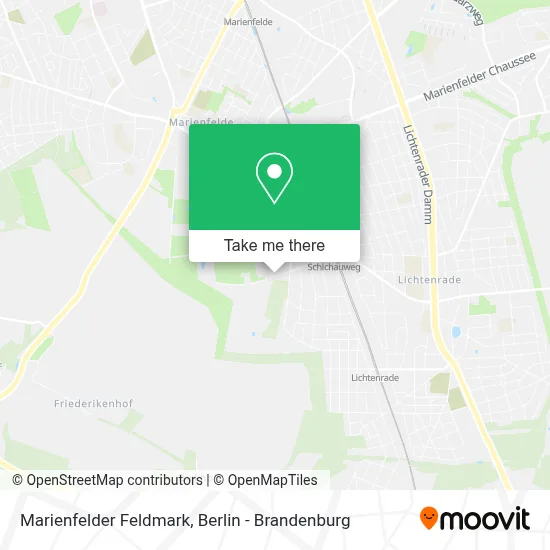 Marienfelder Feldmark map