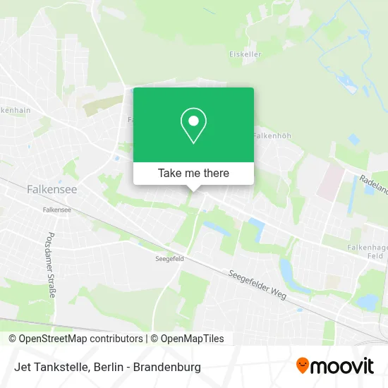 Jet Tankstelle map