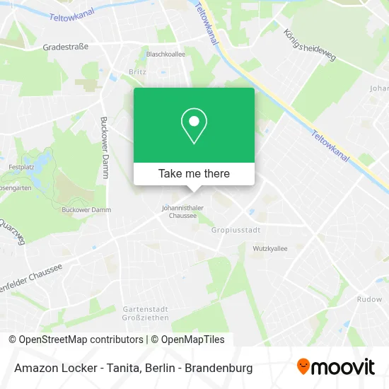 Amazon Locker - Tanita map