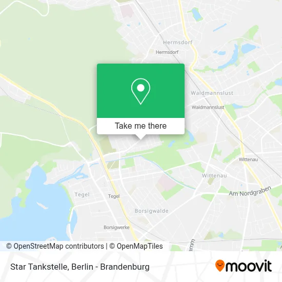Star Tankstelle map
