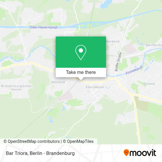 Bar Triora map