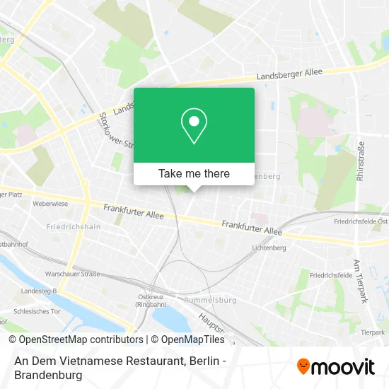 An Dem Vietnamese Restaurant map