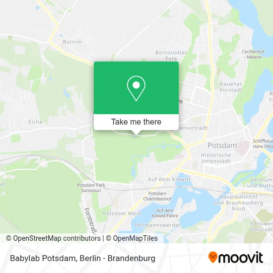 Babylab Potsdam map