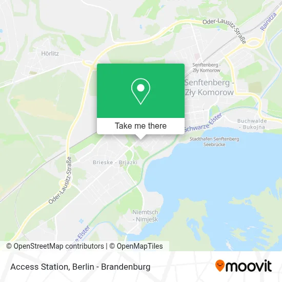 Access Station map