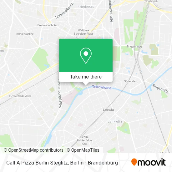 Call A Pizza Berlin Steglitz map