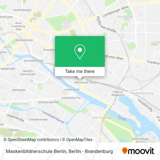 Maskenbildnerschule Berlin map